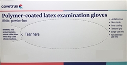 LATEX Exam Gloves, Powder-Free, Large, 100/Box