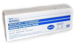 Monoject Veterinary Hypodermic Needles 16G X 1", 100/Box