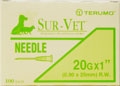 Terumo Needles 20G x 1" [Regular Wall], 100/Box
