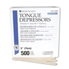 Tongue Depressors, Non-Sterile Wood  6"x3/4", 500 Count