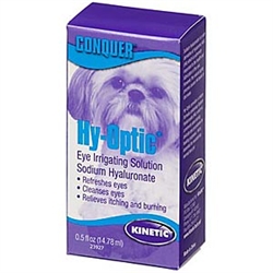Conquer Hy-Optic Eye Irrigating Solution With Sodium Hyaluronate, 0.5 oz.