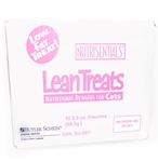 Butler NutriSentials Lean Treats for Cats, 3.5 oz., Resealable Pouch, 10 Pack