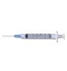 Monoject Syringe 3 cc, 25G x 5/8", Luer Lock, 100/Box