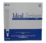 Ideal Syringe 20 cc, Without Needle, Regular Luer, 50/Box