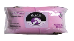 AOE Animal Odor Eliminator Pet Wipes, 80 Count