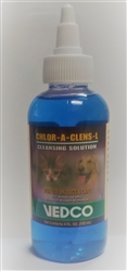 Vedco Chlor-A-Clens-L Cleansing Solution, 4 oz