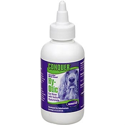 Conquer Hy-Otic Ear Rinse With Sodium Hyaluronate, Cucumber Melon, 4 oz.
