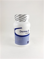 Derma-3 Softgels For Medium Breeds, 60 Capsules