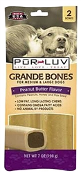 Pur Luv Grande Bones - Peanut Butter, 2 Pack