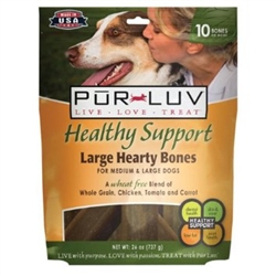 Pur Luv Healthy Support Large Hearty Bones, 26 oz