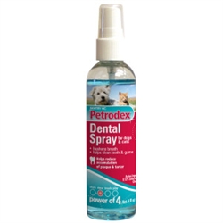 Petrodex Dental Spray For Dogs & Cats, 4 oz