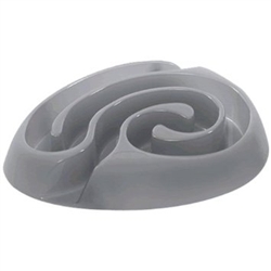 BUSTER DogMaze Food Dish - Grey