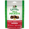Greenies Pill Pockets Dog, Hickory Smoke - Capsule Size, 6 x 30 Count