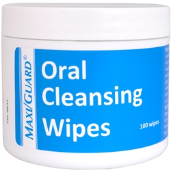 MaxiGuard Oral Cleansing Wipes, 100 Count