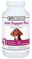 Vet Classics Joint Support Plus For Dogs, 120 Chewable Tablets