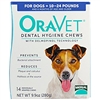 Oravet  Dental Hygiene Chews, 14 Chews