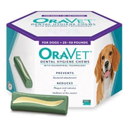 Oravet  Dental Hygiene Chews, 30 Chews