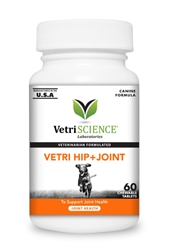 VetriScience Vetri Hip + Joint,  60 Chewable Tablets