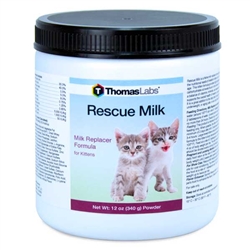 Thomas Labs Rescue Milk For Kittens, 12 oz Powder