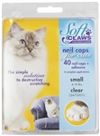 Soft Paws Nail Caps For Cats, Small 6-8 lbs, 40 Caps Clear