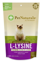 Pet Naturals L-Lysine For Cats, 60 Chews