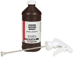 Iodine Wound Spray, 16 oz Spray