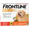 Frontline Gold For Dogs Up To 22 lbs, Orange 3 Tubes