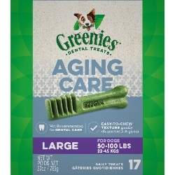 Greenies Dental Treats Aging Care Large 27 oz (17 Treats)