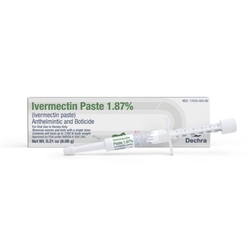 Ivermectin Paste 1.87% For Horses, 0.21 oz