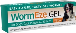 Durvet WormEze Gel For Dogs & Cats, 4 oz