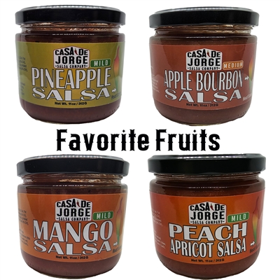 Favorite Fruity Salsa 4 Pack