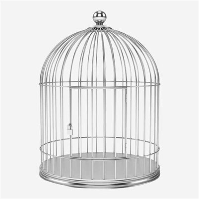 Bird Silver Cage