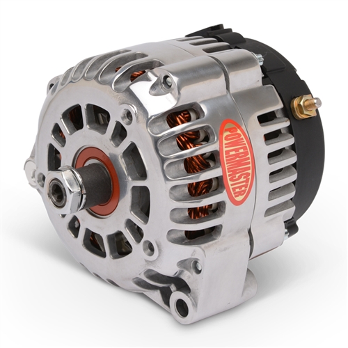 Powermaster Alternator Mopar 165A, Eddie Motorsports Mopar S-Drive Replacement, Natural Cast Finish