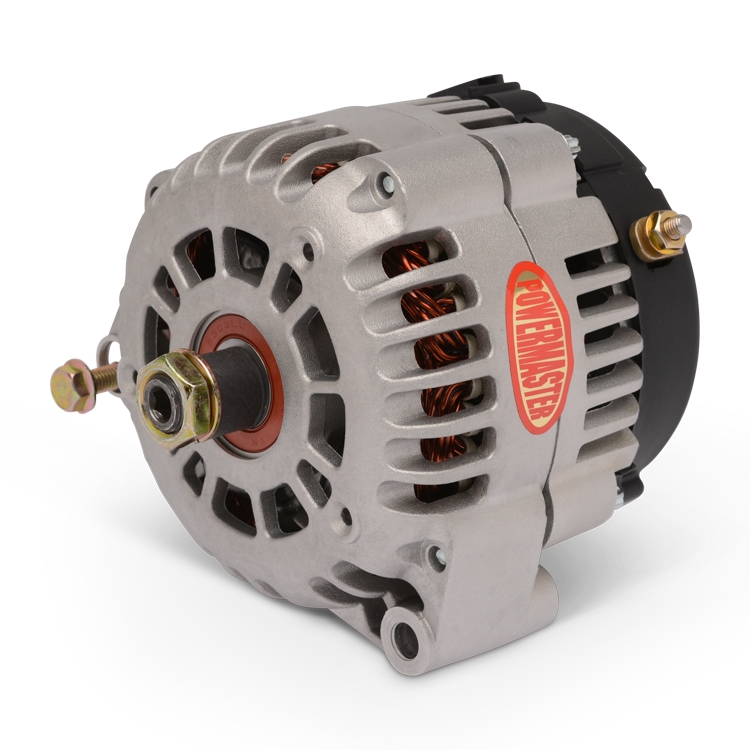 Powermaster Alternator 170amp with Internal Fan, Natural Cast Finish