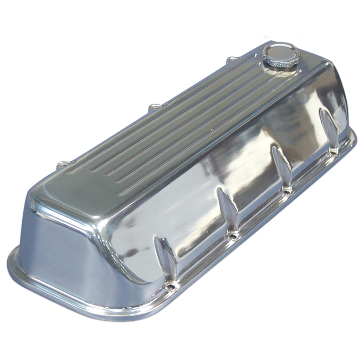 Valve Covers Big Block Chevy Angle Cut Ball Milled