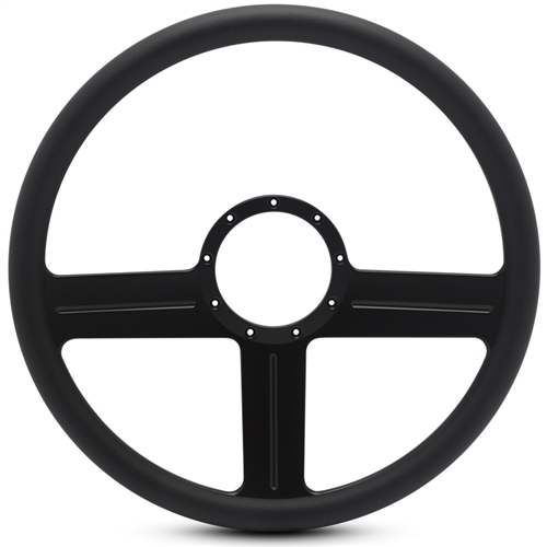 G3 Billet Steering Wheel 15" Matte Black Spokes/Black Grip