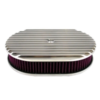 Air Cleaner 12" Oval Finned Aluminum