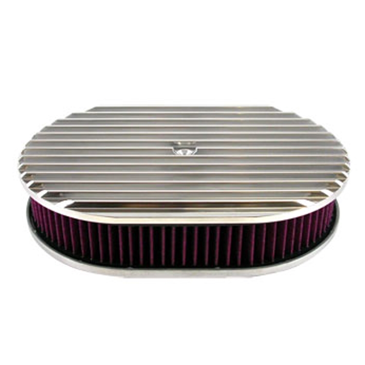 Air Cleaner 12" Oval Finned Aluminum