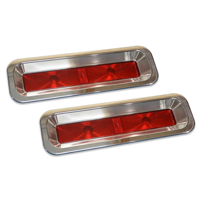 Taillight Bezel Kit with LED's 1967 Camaro RS