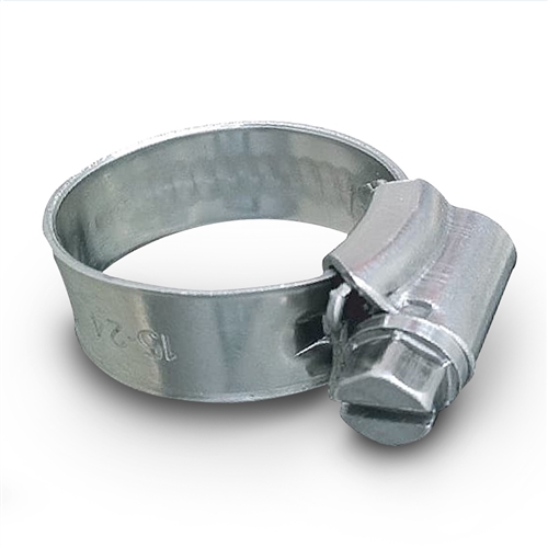 Solid Band SS Hose Clamp 5/8" - 15/16" 