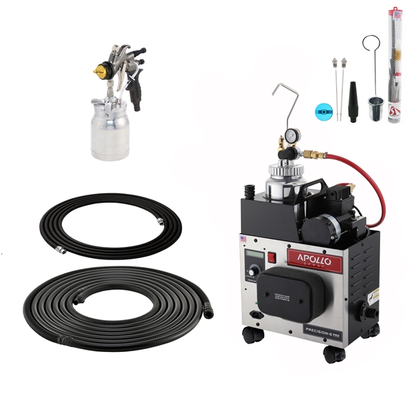 New Apollo PRECISION-6 PRO Production Turbo Spray System with Pressure Pot System â€“ Plus Package