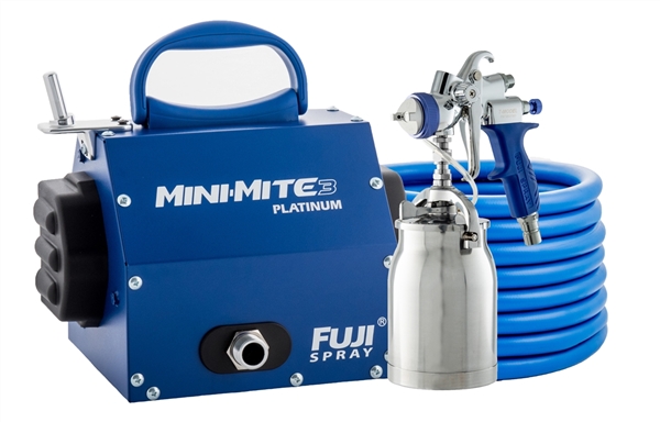 New Fuji Mini-Mite 3 Platinum T70 HVLP Spray System With Bonus Kit