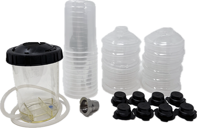 3M PPS 2.0 Midi H/O Starter Cup Kit - Fits Fuji T75G and Apollo 7700 Spray Guns