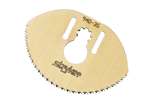 Stryker 940 Titanium Nitride Cast Saw Blade