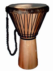 Large Djembe - Hardwood (14.5"x26")