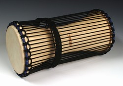 Large Talking  Drum - Hardwood (7.5"x18")