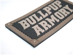 Bullpup Armory 4"x2" PVC Patch with Velcro Backing