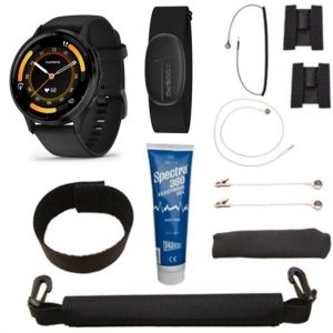 Garmin Forerunner Venu 3 45mm w/ Heart Rate Belt & VMAX Premium Adapter Kit For Sale!