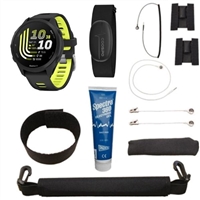 Garmin Forerunner 170 w/ Music w/ Heart Rate Belt & VMAX Premium Adapter Kit