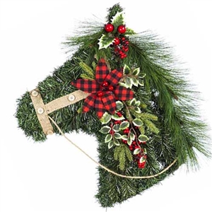 Horse Head Christmas Wreath For Sale!